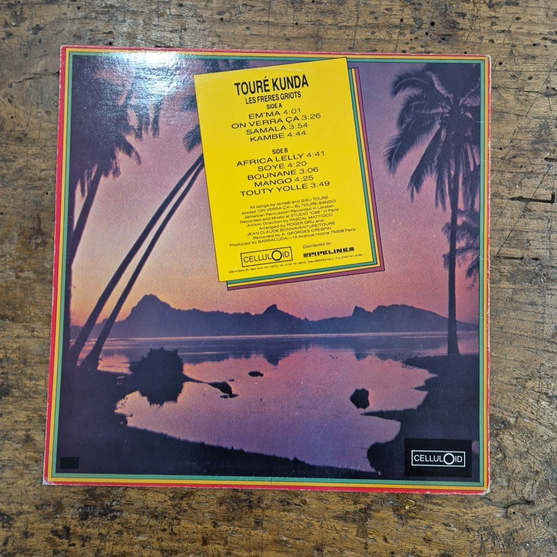 LP Toure Kunda - Les Freres Griots CELL 6129 Musica African Vinile 12
