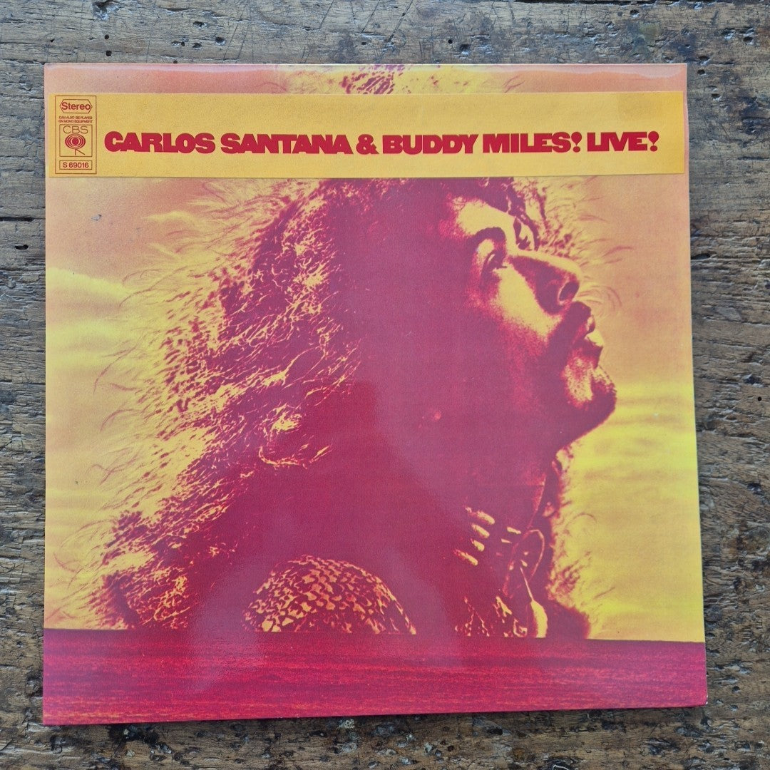 LP Carlos Santana & Buddy Miles Live S 65142 Made In Holland Rock Vinile 12