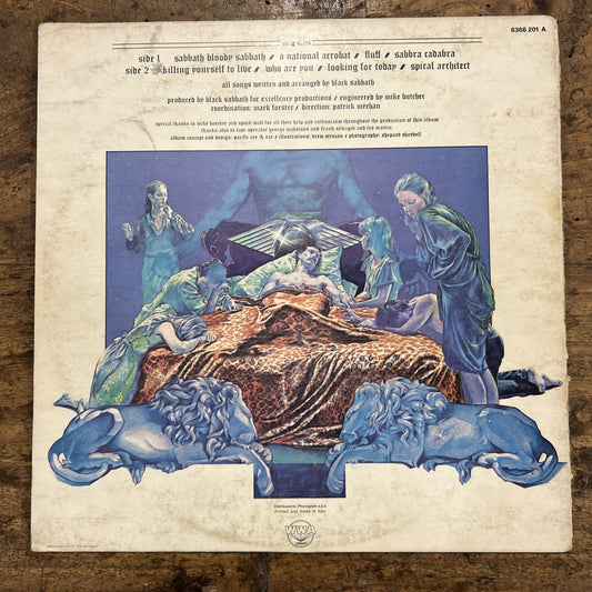 LP Black Sabbath - Sabbath Bloody Sabbath 6366 201 A Vinile Heavy Metal