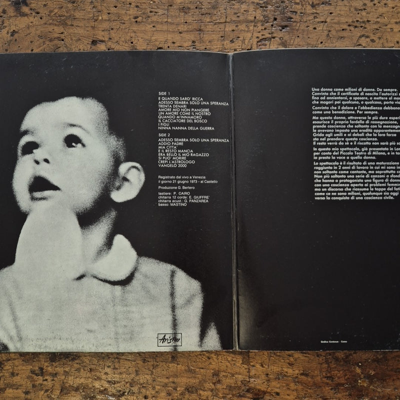 LP Anna Identici - Adesso Sembra Solo Una Speranza AR/LP/12103 Musica Italiana
