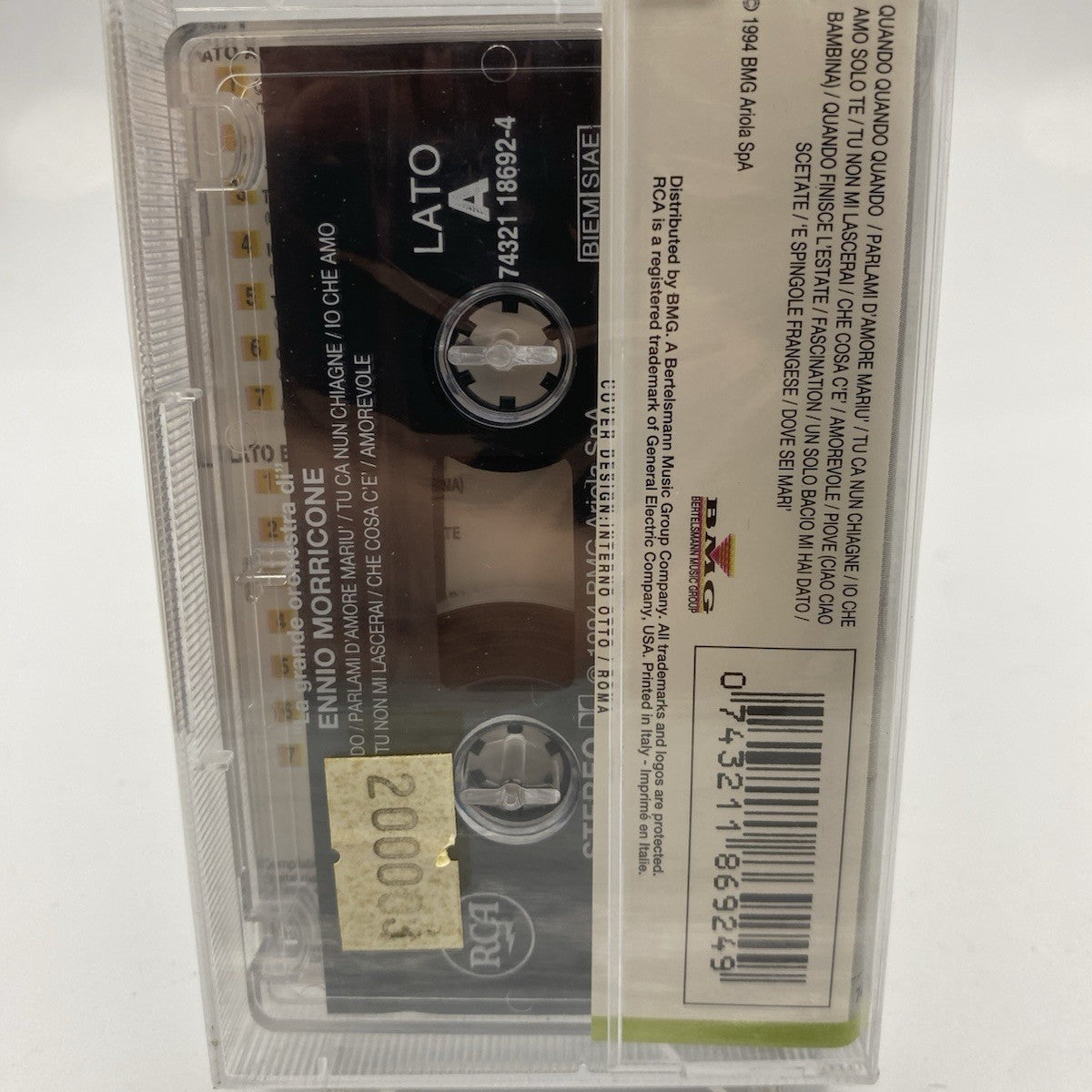 MUSICASSETTA Tape SS  La Grande Orchestra Di Ennio Morricone