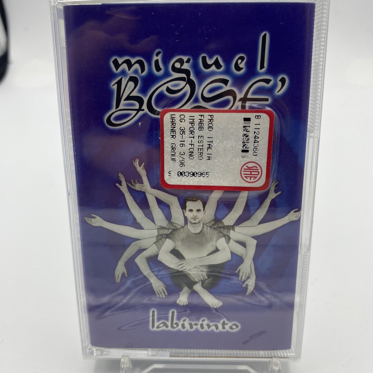 MUSICASSETTA Tape SS Miguel Bosé – Labirinto Italy 1996