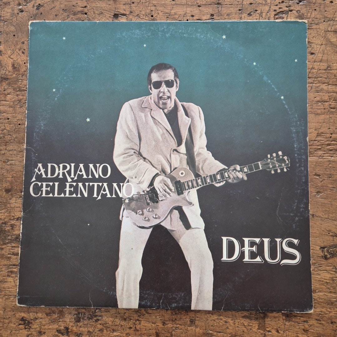LP Adriano Celentano Deus CLN 20257 Musica Italiana Vinile Pop Rock Vocal Italy