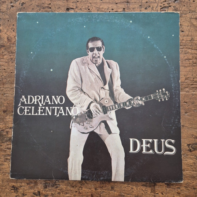 LP Adriano Celentano Deus CLN 20257 Musica Italiana Vinile Pop Rock Vocal Italy