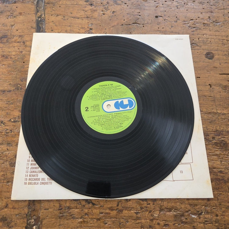LP Various - 30x60 CGD 20281 1981 Musica Italiana Vinile