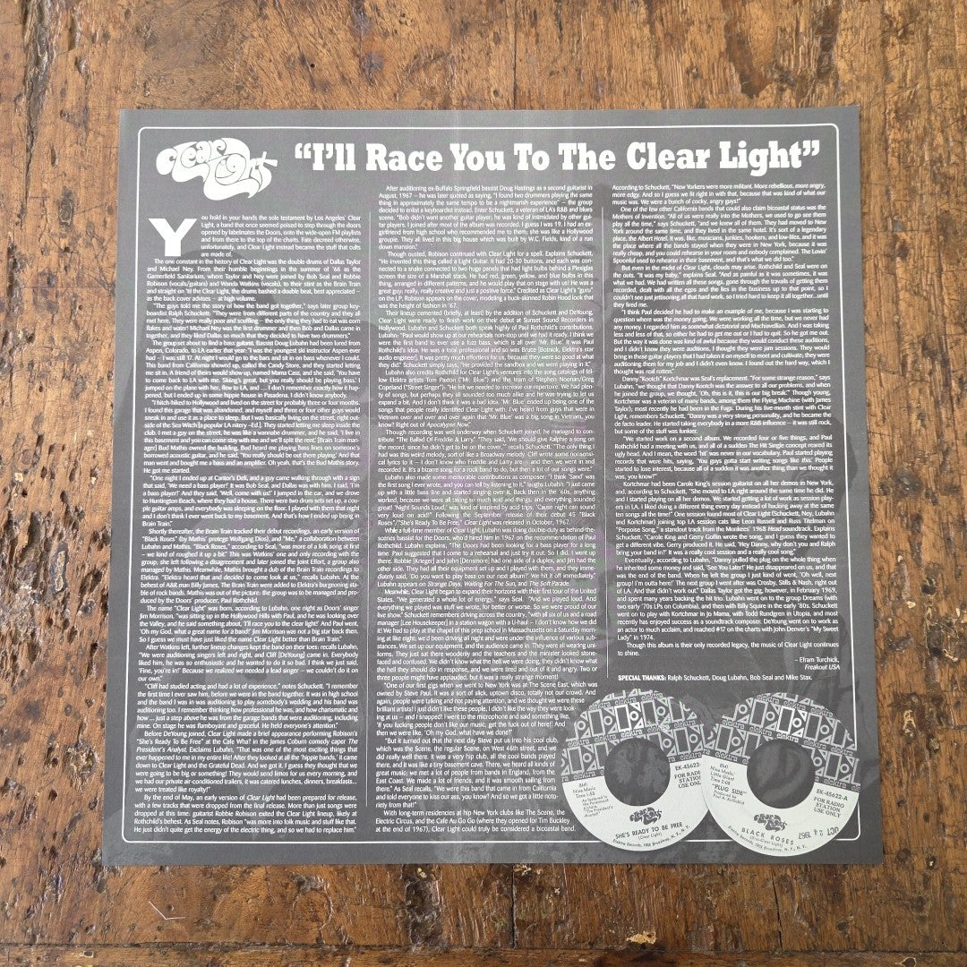 LP Clear Light - I'll Race You SUNDAZED LP 5125 2002 Psychedelic Rock