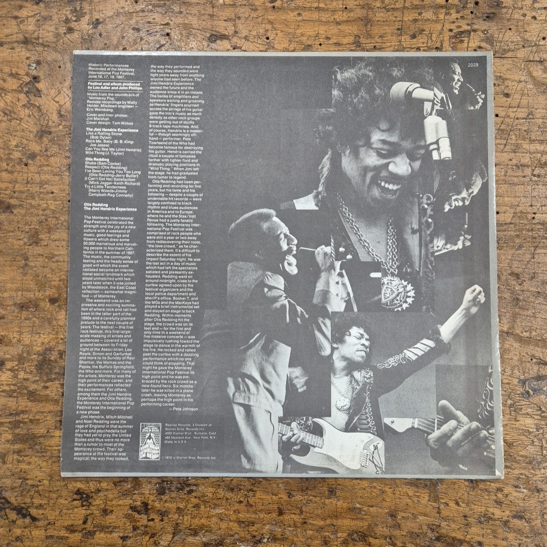 LP The Jimi Hendrix Experience Otis Redding MS 2029 Musica Rock Vinile