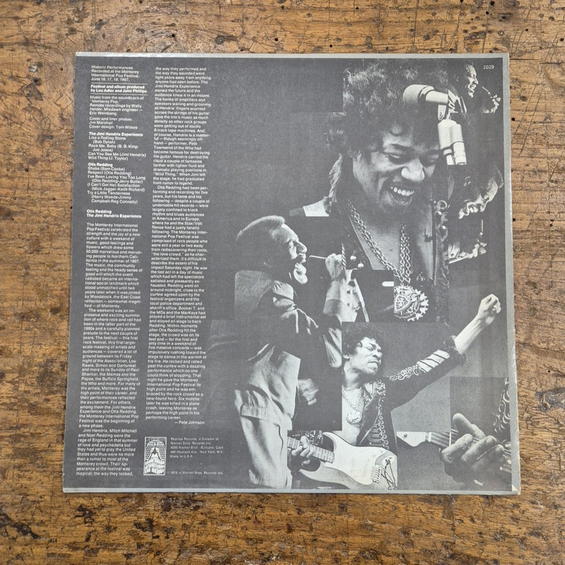 LP The Jimi Hendrix Experience Otis Redding MS 2029 Musica Rock Vinile
