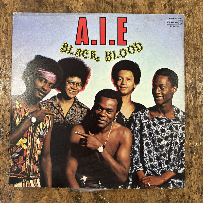 LP A.I.E. - Black Blood D. 30-238 Italy 1975 Funk Soul Disco Vinile 12”