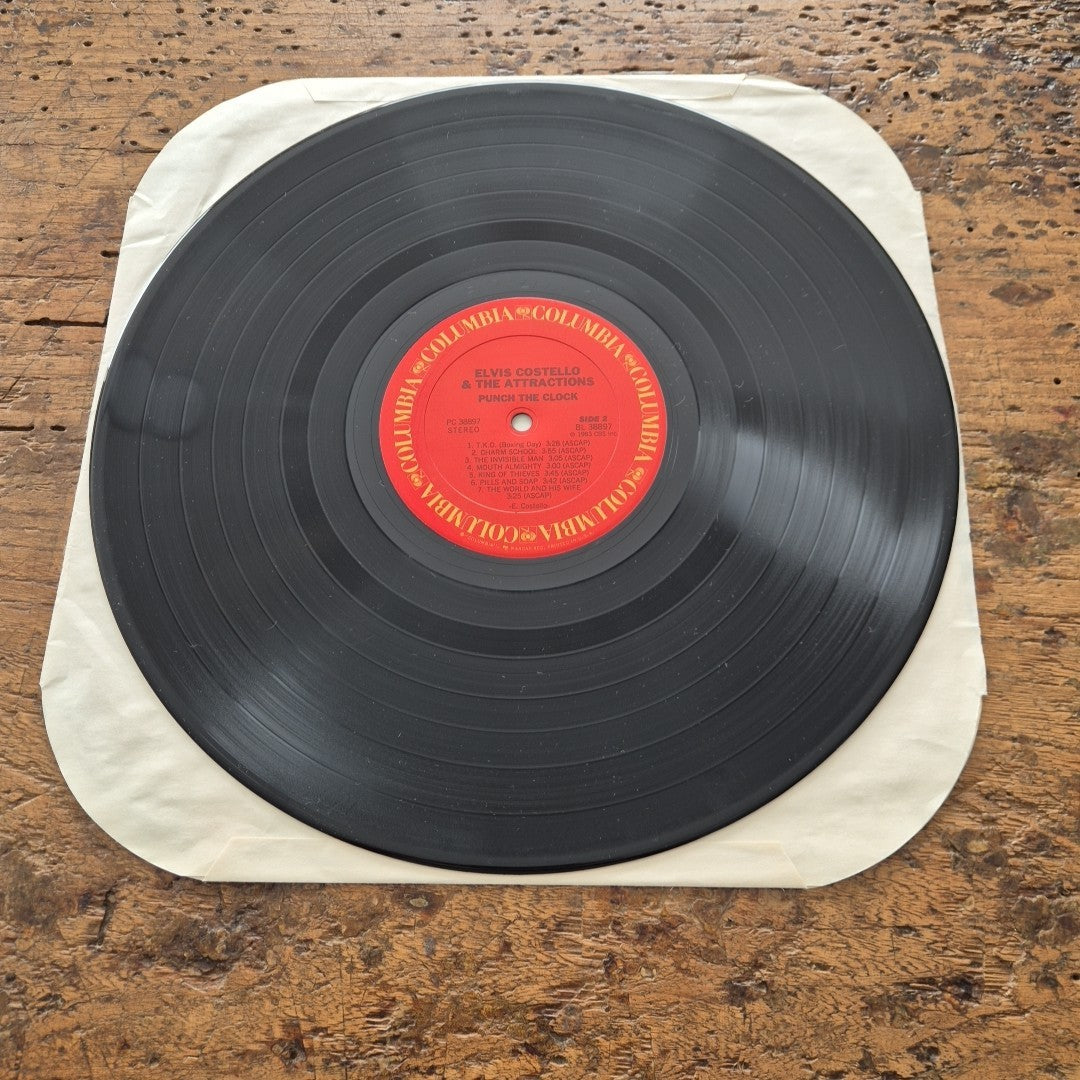 LP Elvis Costello - Punch The Clock PC 38897 Musica Rock Pop Vinile 12