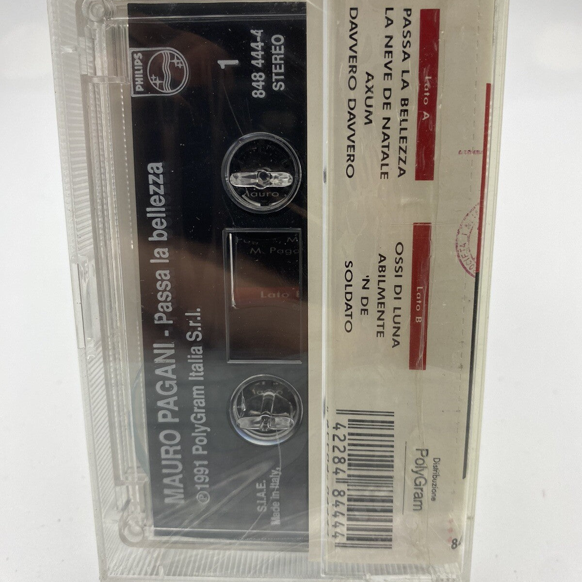 MUSICASSETTA Tape SS Mauro Pagani – Passa La Bellezza 1991 Italy