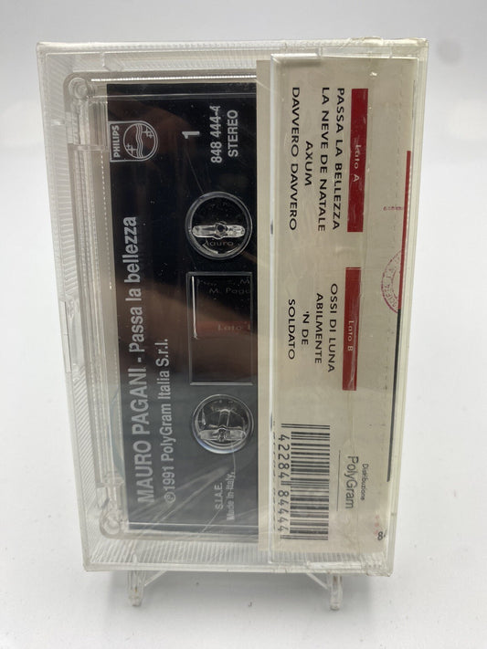 MUSICASSETTA Tape SS Mauro Pagani – Passa La Bellezza 1991 Italy