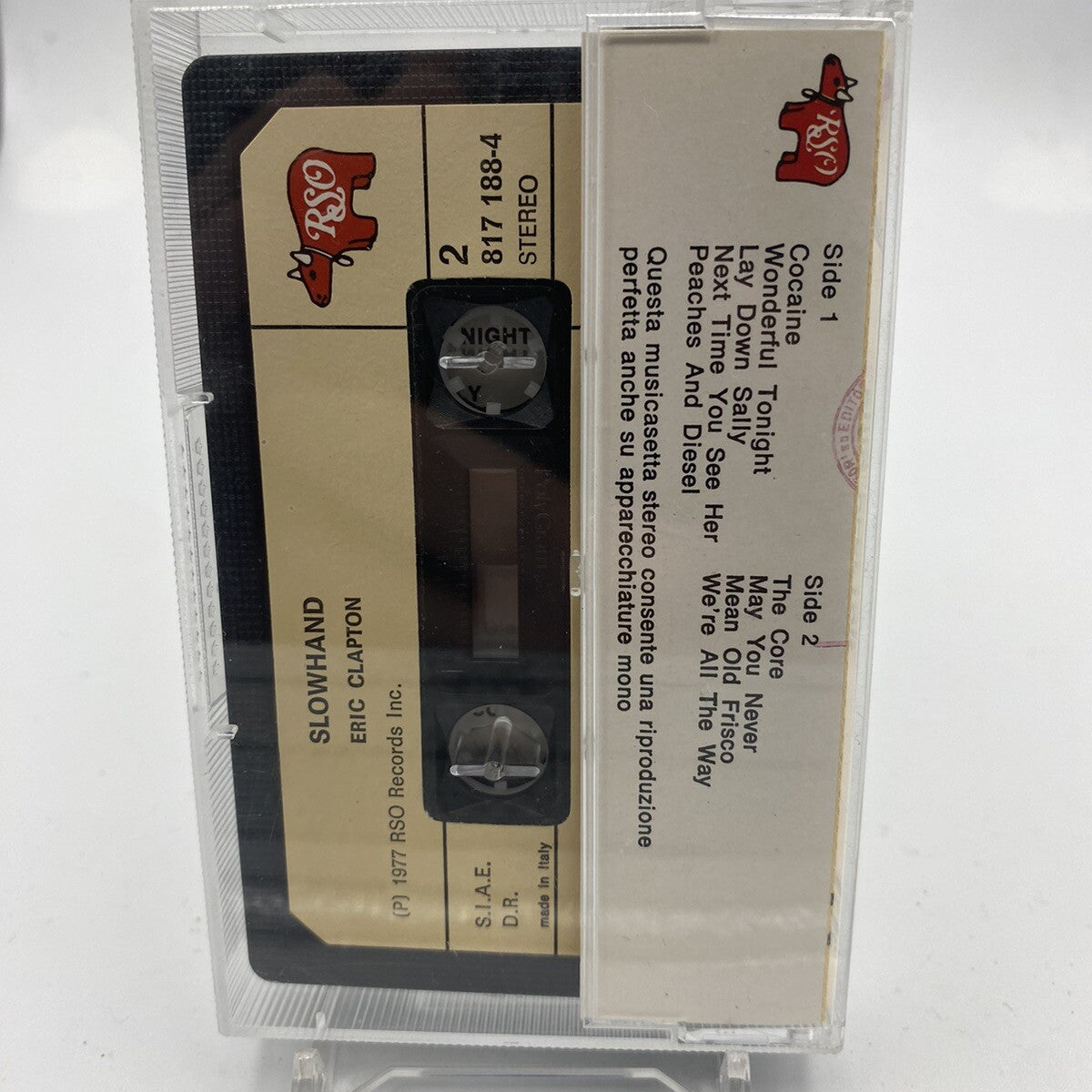 MUSICASSETTA Tape VG Eric Clapton – Slowhand 817 188-4 Rock