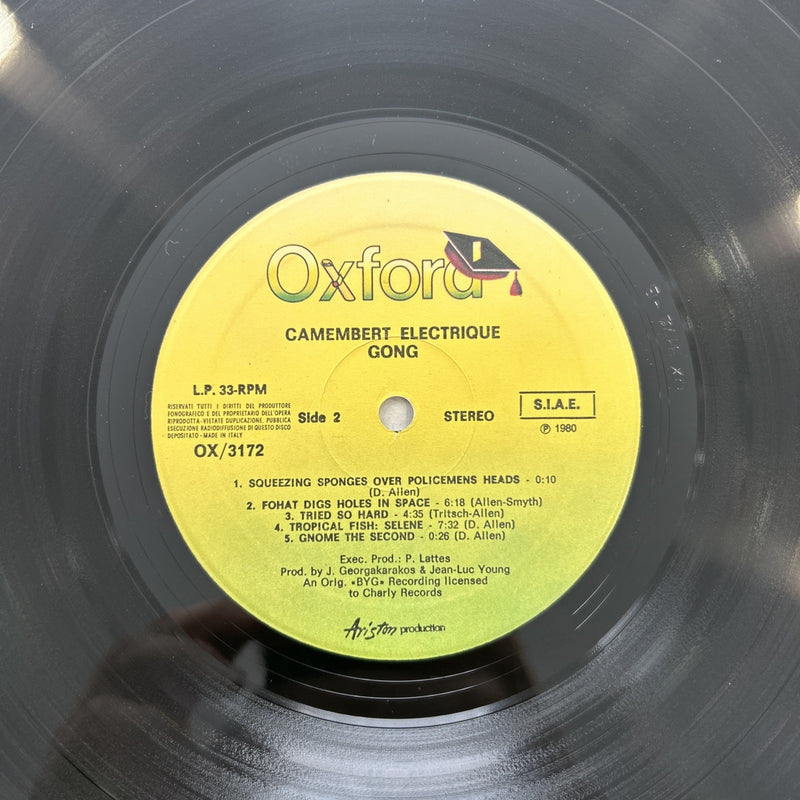 LP Camembert Electrique - Gong OX/3172 VINILE Made In Italy Psychedelic Rock