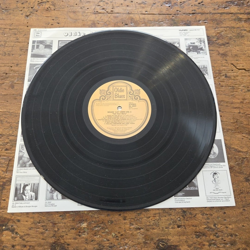 LP Meade Lux Lewis - Giants Of Blues And Boogie Woogie OL 2820 Jazz Vinile 1979