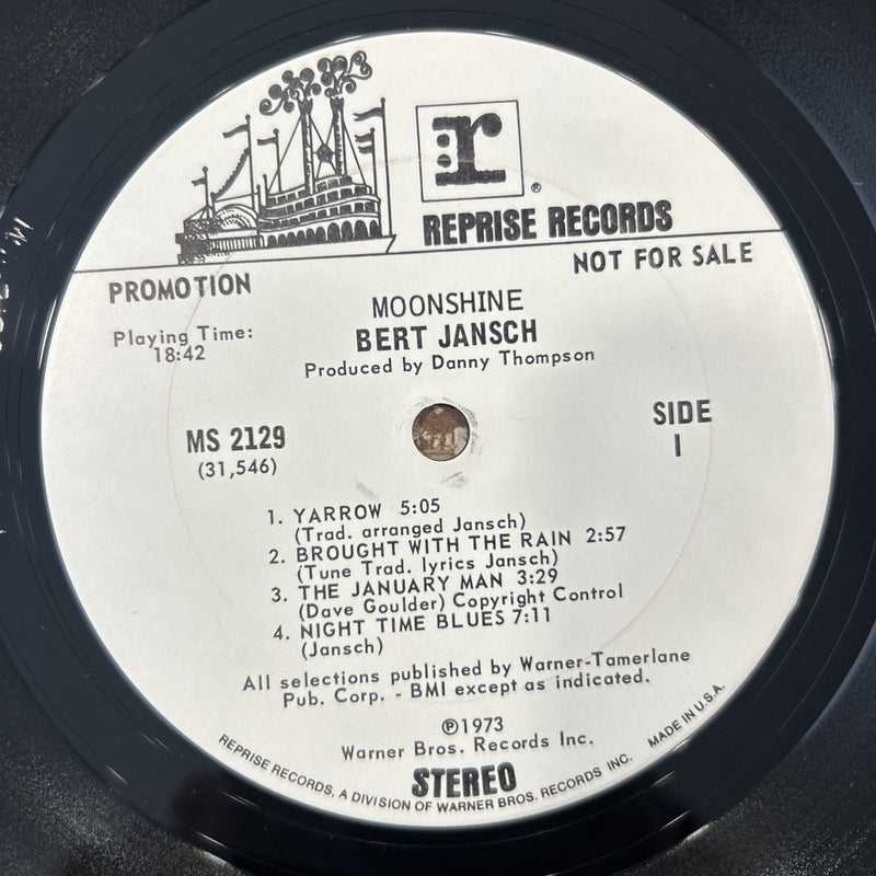 LP Bert Jansch - Moonshine MS 2129 Made In USA 1973 Rock Folk Vinile