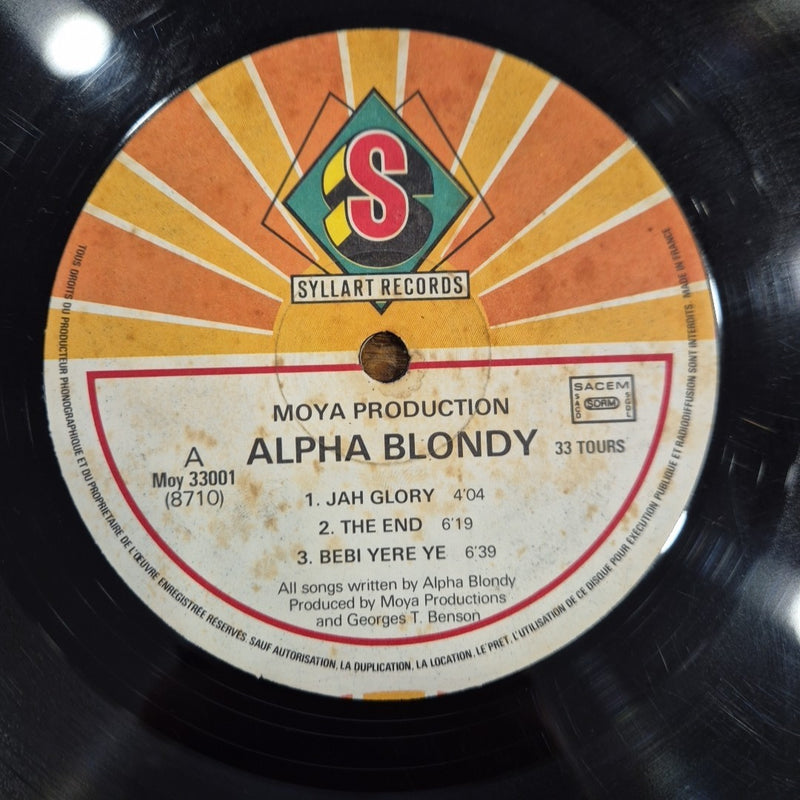 LP Alpha Blondy And The Natty Rebels - Jah Glory Moy 33001 Reggae Dub Vinile