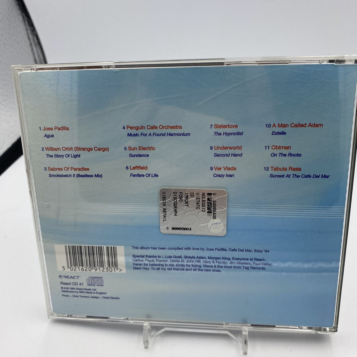 CD Various –Cafe Del Mar - Ibiza Volumen tres CD