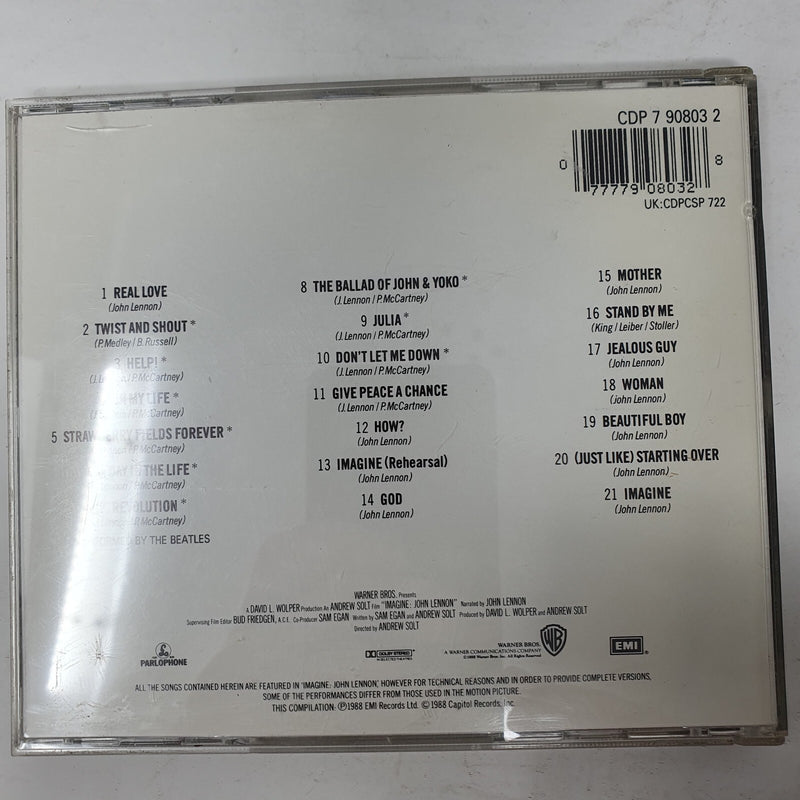 CD John Lennon – Imagine: John LennonEMI – CDP 7 90803 2