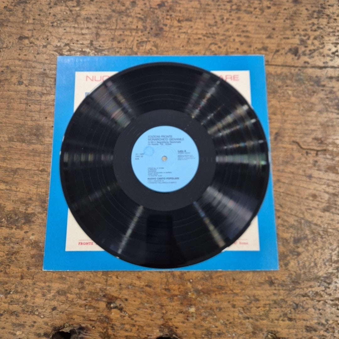 LP Nuovo Canto Popolare - Edizioni Fronte Monarchico Giovanile Vinile 12