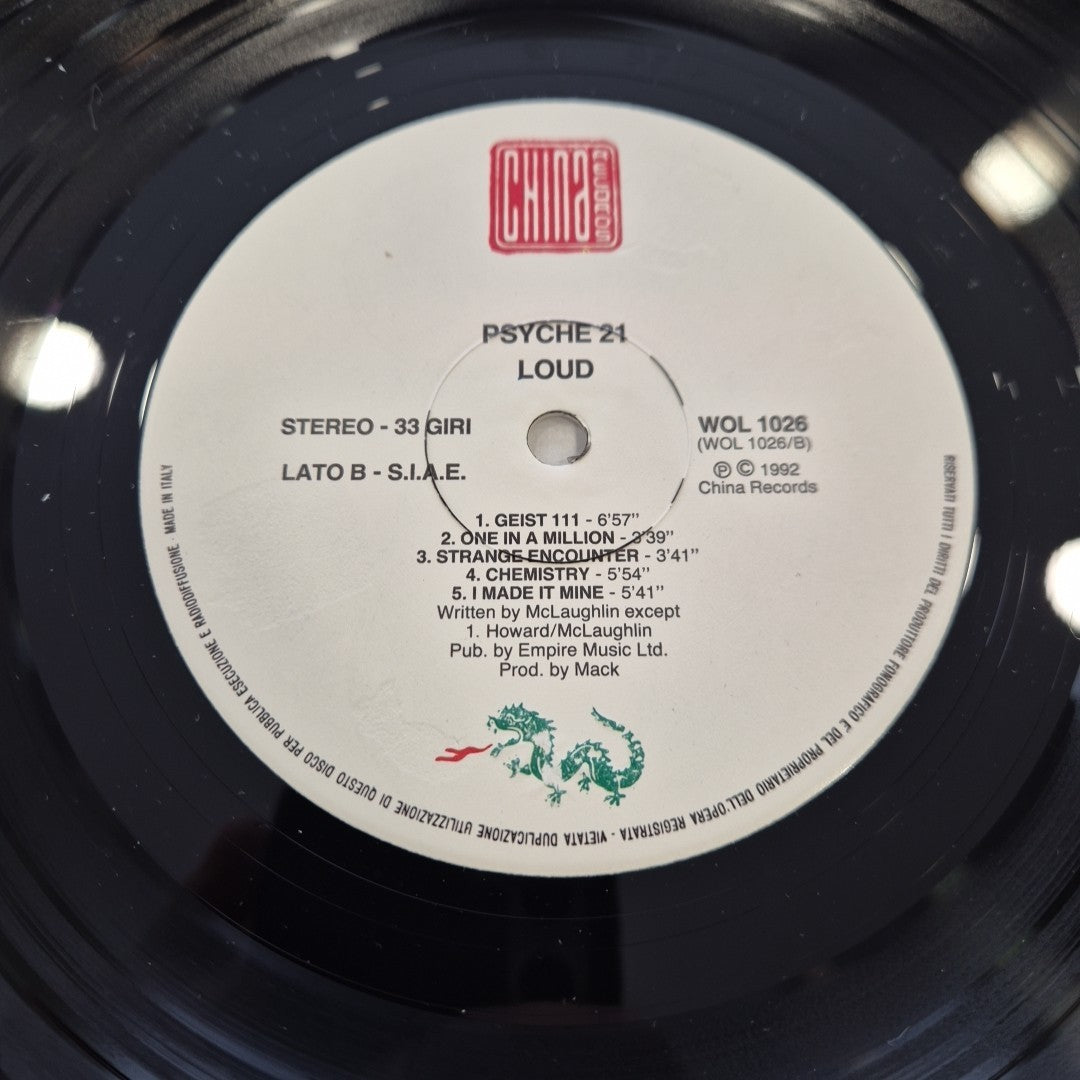 LP Loud - Psyche 21 WOL 1026 Musica Rock Pop Synth-Pop Vinile 12