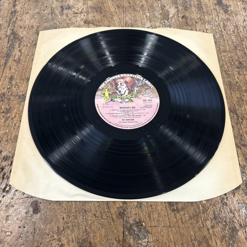 LP Bo Hasson - Magician’s Hat CAS 1073 Vinile UK Prog Rock Progressive