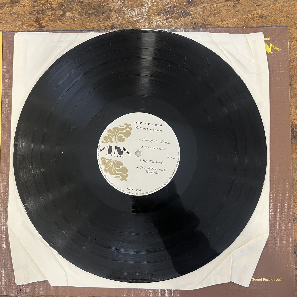 LP Rock Garrett Lund – Almost Grown Rock Germany 2000