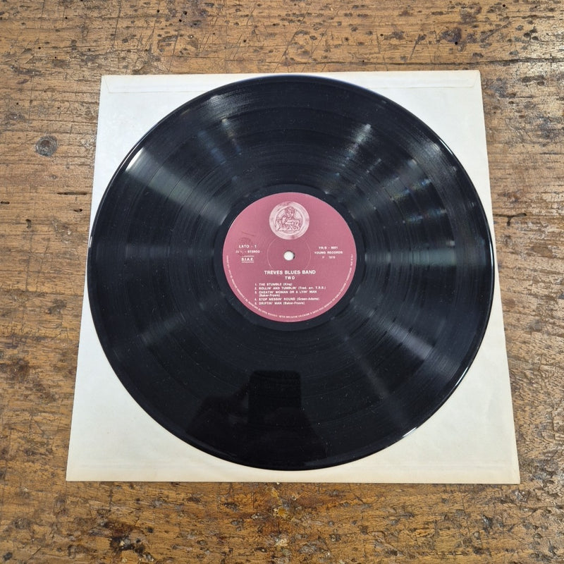 LP Treves Blues Band - Two YN/B 6001 1979 Psychedelic Rock Vinile 12