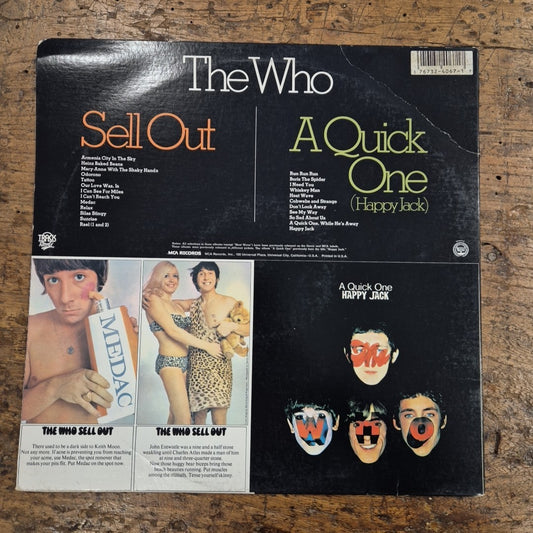 LP The Who - The Who Sell Out MCA 2-4067 USA 1980 Musica Vinile Rock