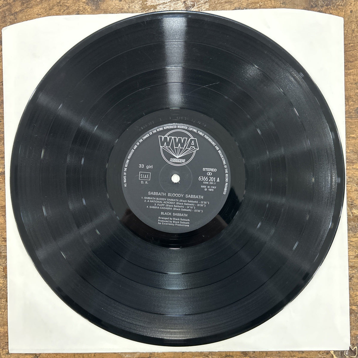 LP Black Sabbath - Sabbath Bloody Sabbath 6366 201 A Vinile Heavy Metal