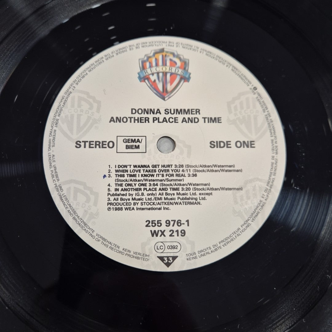 LP Donna Summer - Another Place And Time 255 976-1 Musica Pop Rock Vinile