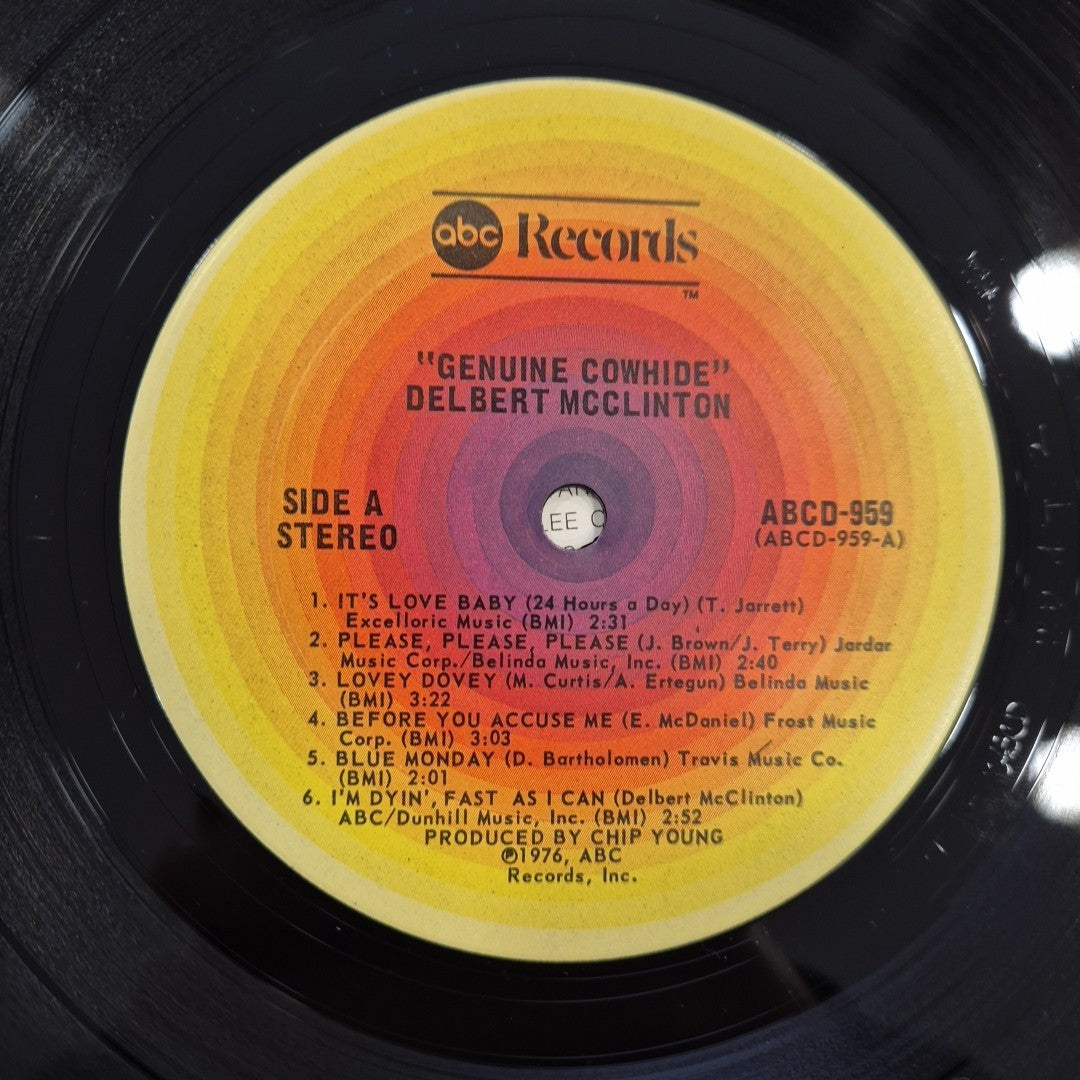 LP Delbert McClinton - Genuine Cowhide ABCD-959 Musica Rock Vinile