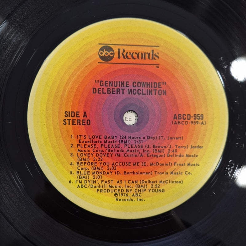 LP Delbert McClinton - Genuine Cowhide ABCD-959 Musica Rock Vinile