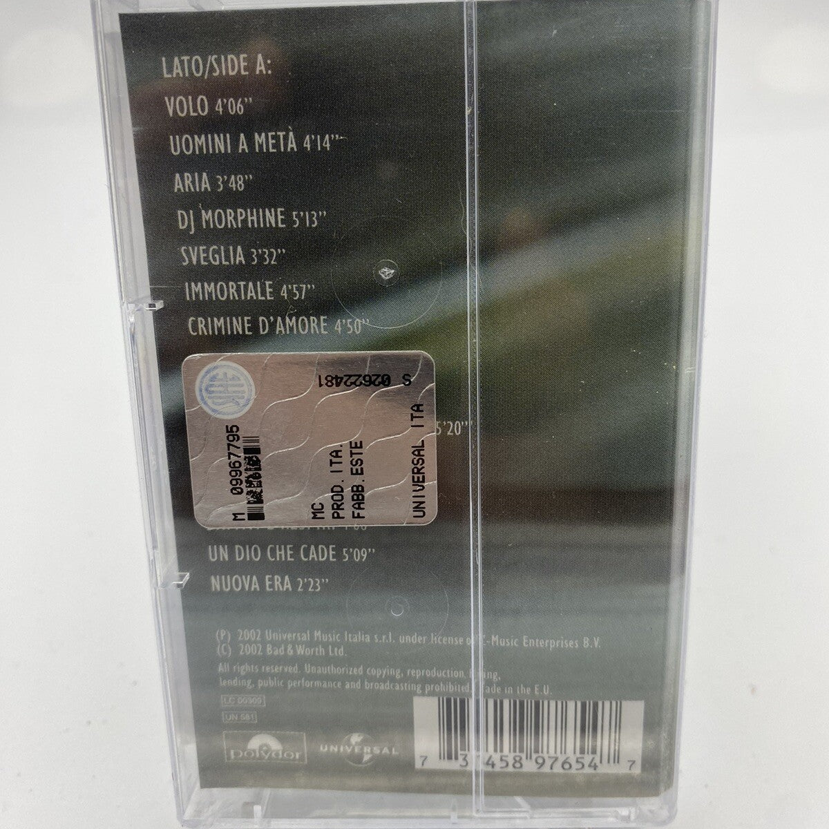 MUSICASSETTA Tape SS Gianna Nannini - Aria Italy