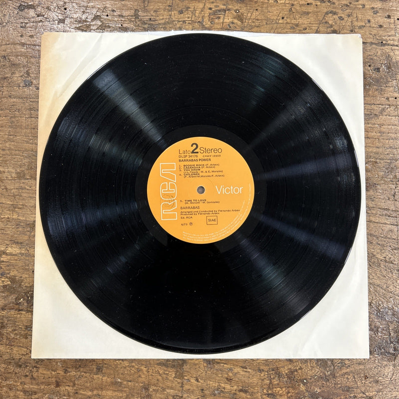 LP Barrabas - Barrabas Power DLSP 34176 Italy 1973 Funk Soul Disco Vinile
