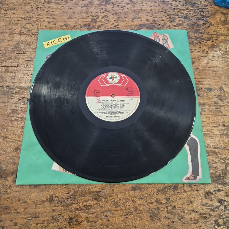 LP Ricchi E Poveri Voulez Vous Danser BR 56057 ITALY 1983 Musica Italiana Pop