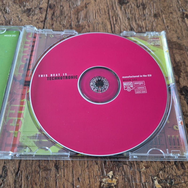 CD This Beat Is Technotronic Hits & Mixes MCCD 297 Get Up Pump Up Disco Dance