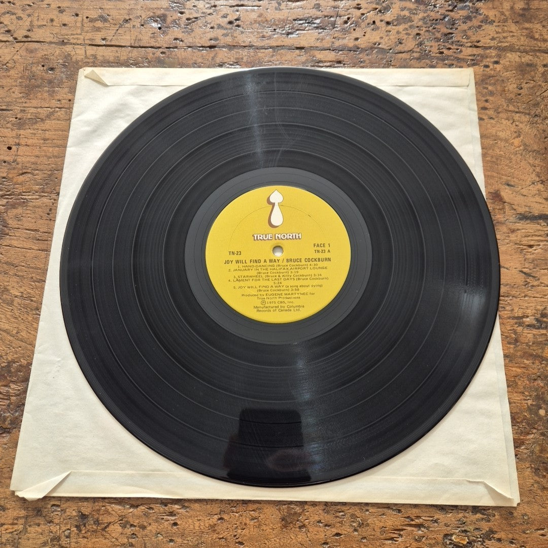 LP Bruce Cockburn - Joy Will Find A Way TN-23 Canada Vinile Psychedelic Rock