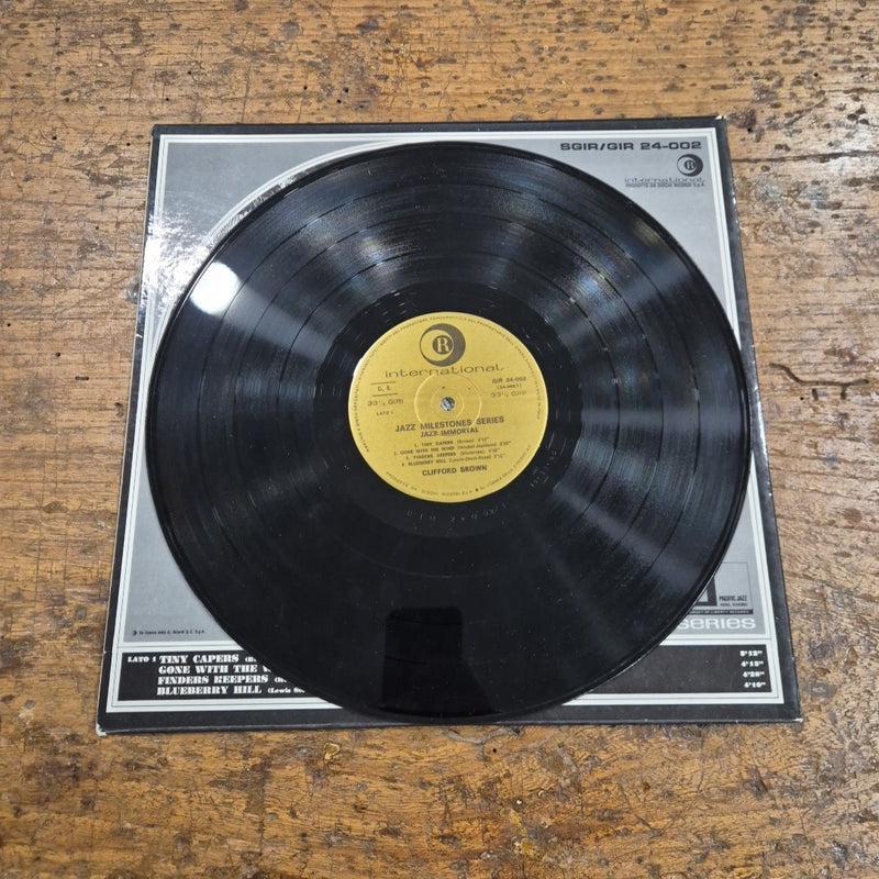 LP Clifford Brown - Jazz Immortal GIR 24-002 Musica Jazz Vinile 12