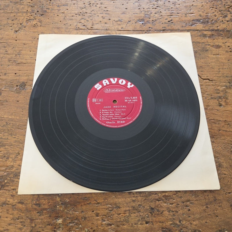 LP Charlie Byrd - Jazz Recital 6011 Jazz Vinile Made In France