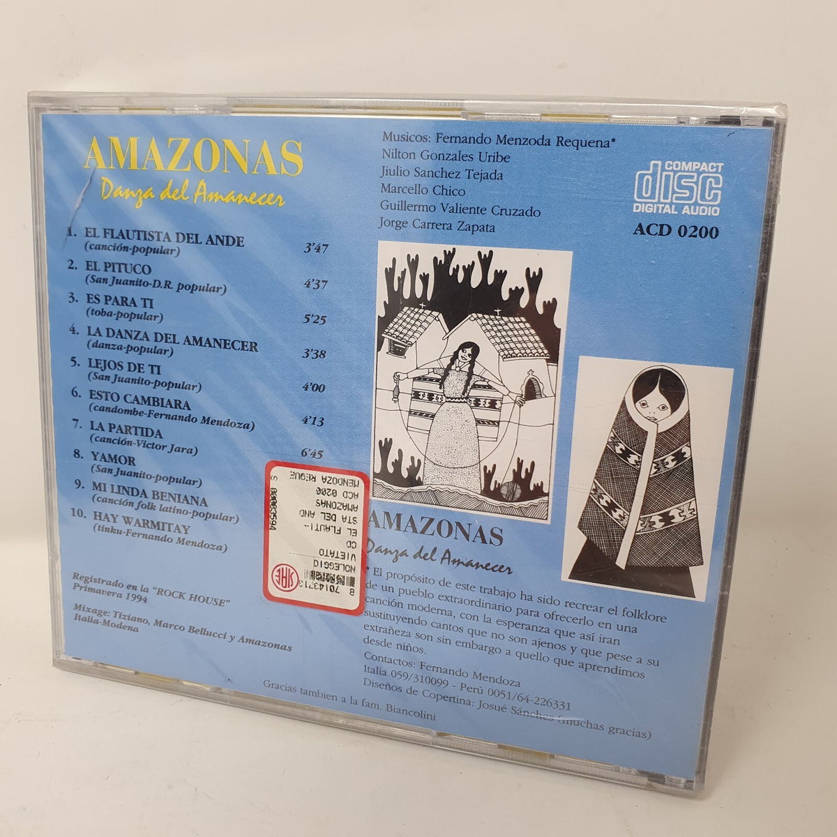 CD Amazonas – Danza Del Amanecer Rock House – ACD 0200