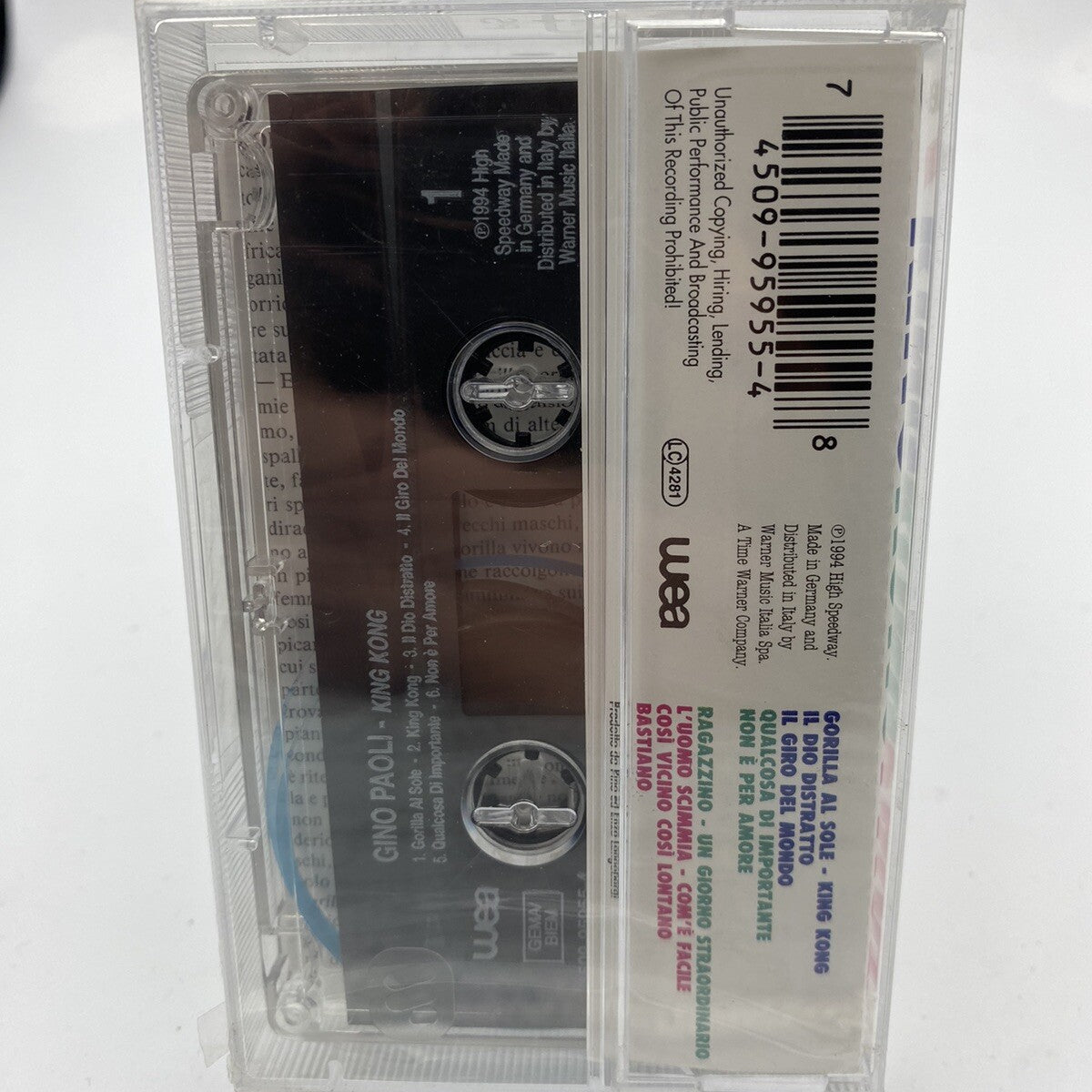 MUSICASSETTA Tape SS King Kong Paoli Gino Paoli Musica Italiana