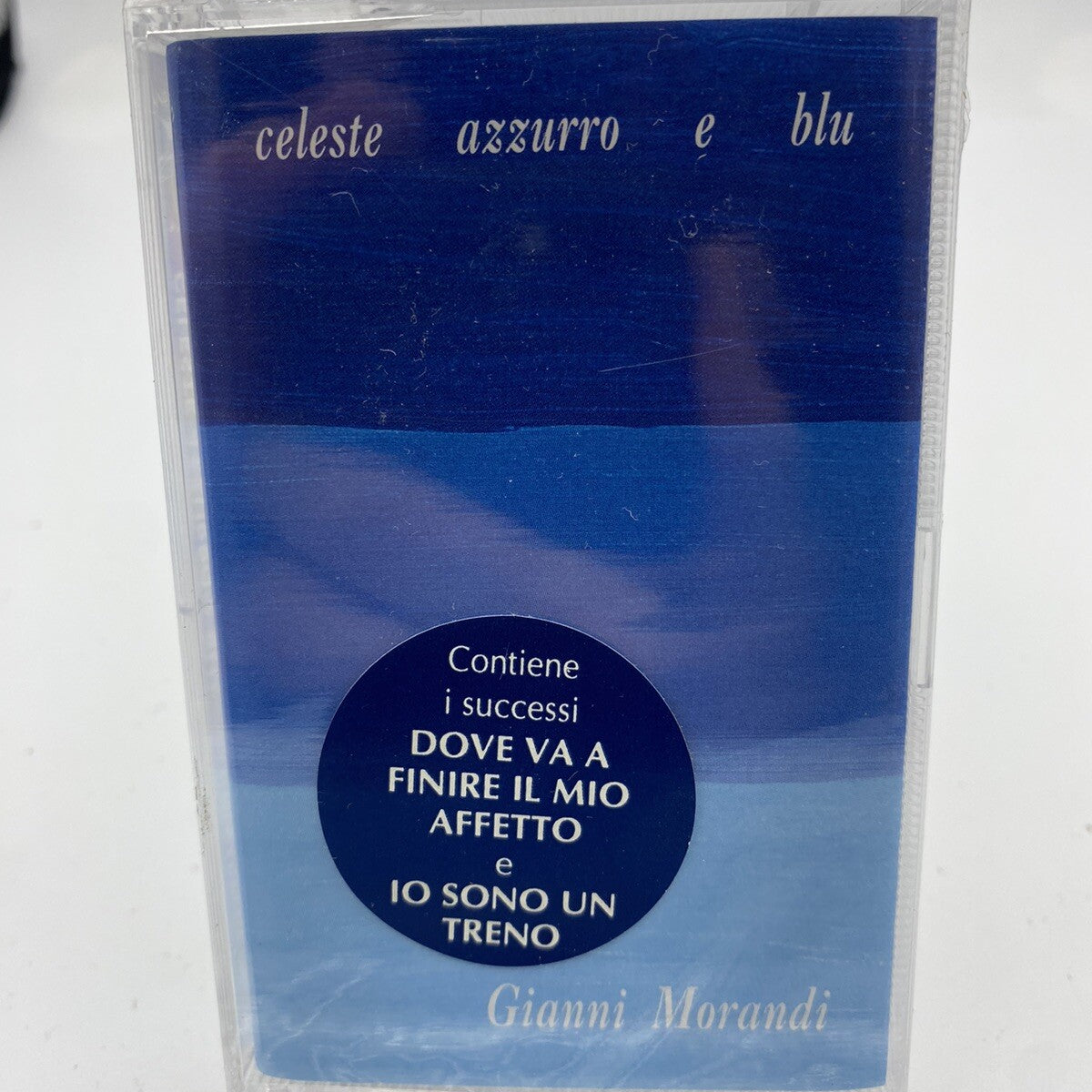 MUSICASSETTA Tape SS Gianni Morandi Celeste Azzurro Blu Italy