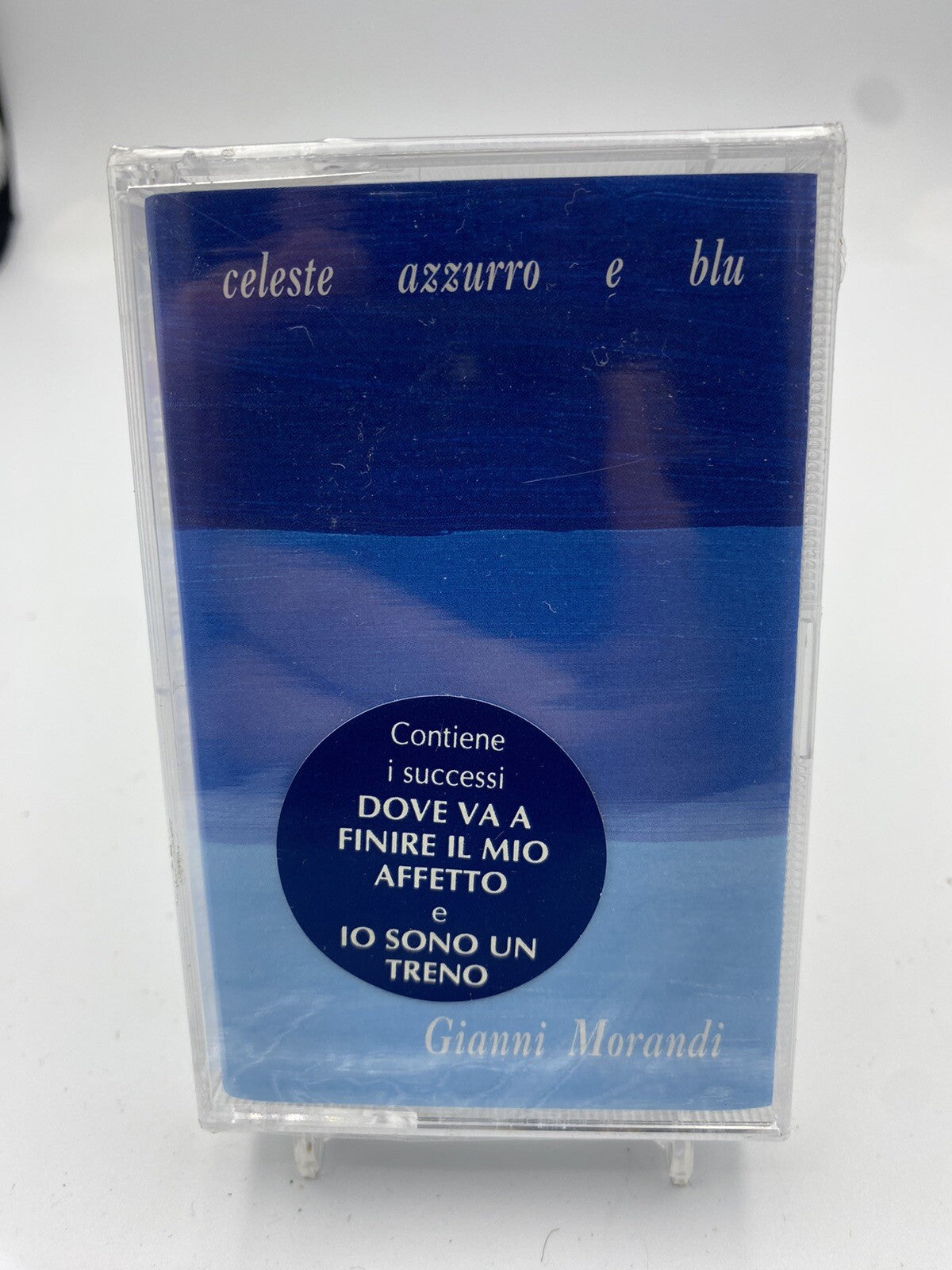 MUSICASSETTA Tape SS Gianni Morandi Celeste Azzurro Blu Italy