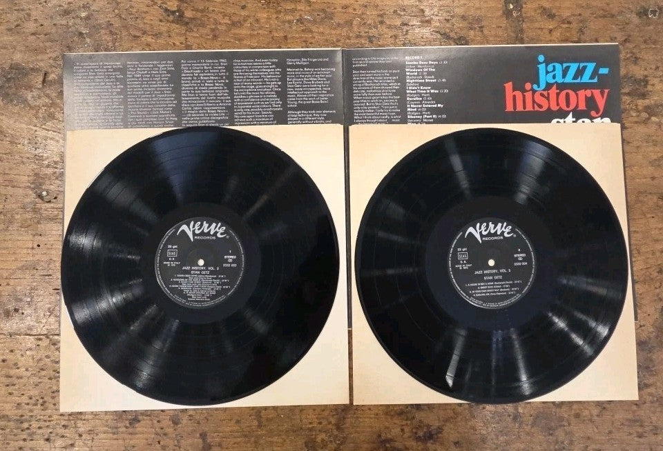 LP Stan Getz - Jazz-history Vol.2 2632002 S  Jazz Vinile Made In Italy