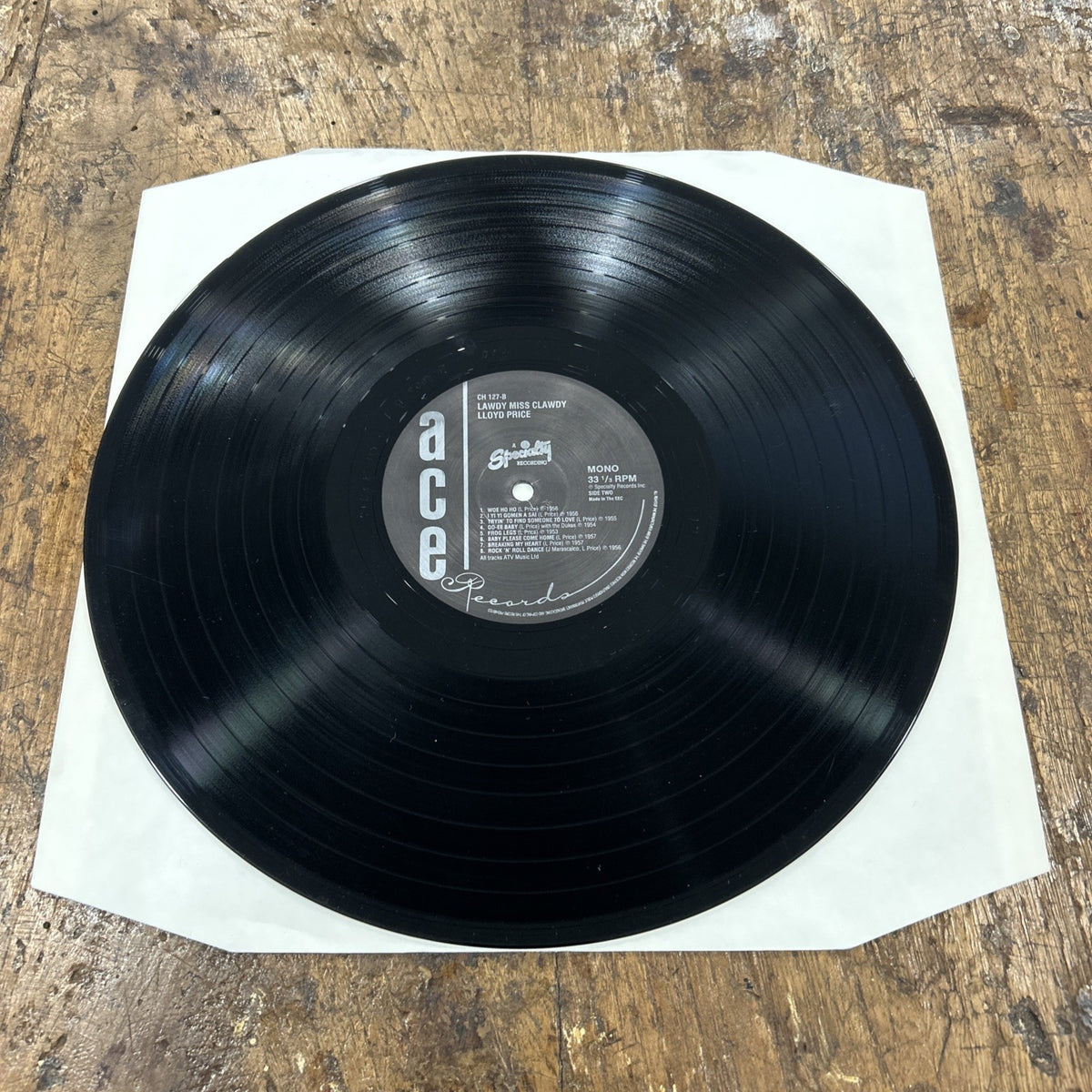 LP Lloyd Prince - Lawdy Miss Clawdy CH127B Made In UK 1985 Vinile Blues Rock