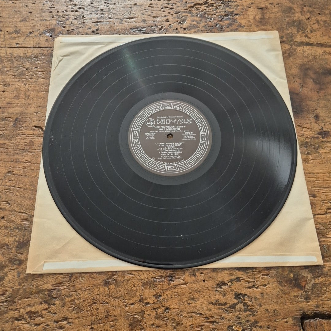 LP Thee Fourgiven Testify ID123306 1987 Musica Vinile Psychedelic Rock