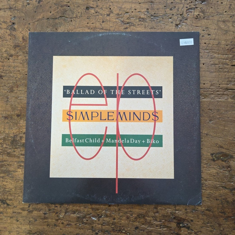 LP Simple Minds - Ballad Of The Streets SMXT3 1989 Musica Pop Vinile