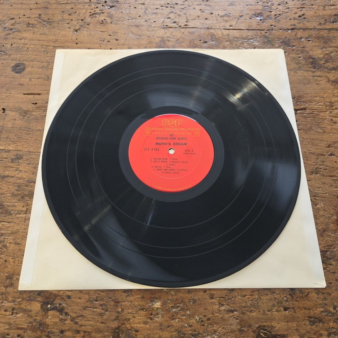 LP The Thelonious Monk Quartet - Monk's Quartet JCS 8765 1973 JazzVinile