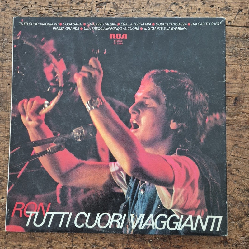 LP Ron Tutti I Cuori Viaggianti PL 31683 Italiana Vinile Chanson Pop Vocal